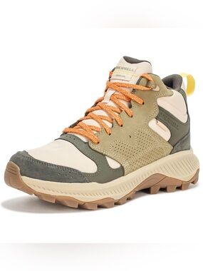 Merrell Men's Sneaker in Green/Tan and Orange
